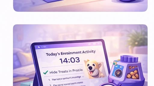 15-minute dog enrichment plan