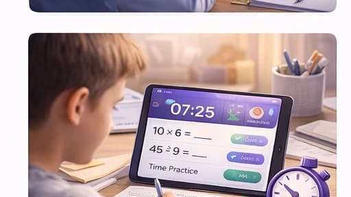 Math exam sprint (Grade 4, age 10)